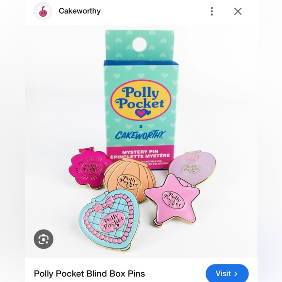 NWT - Cakeworthy Polly Pocket Blind Box Pin - Picture 1 of 1